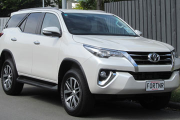 Toyota Fortuner Cab Rental